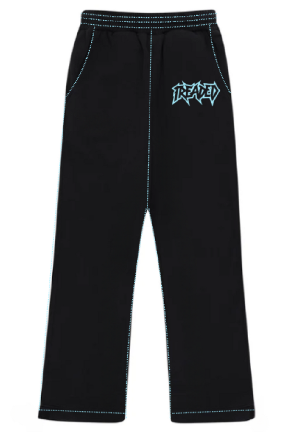 JOGGERS BLACK/BABYBLUE