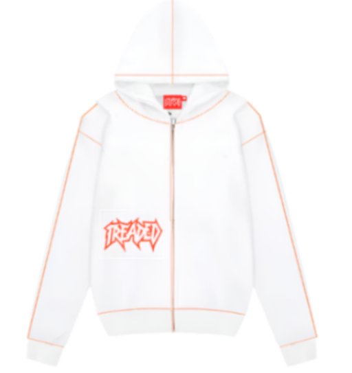 TRACKSUIT - WHITE/ORANGE